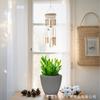 Venta al por mayor de fábrica color melamina simulación maceta de jardinería tipo porcelana metal alto brillo plato para suculentas maceta