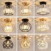 Luz de Teto para Corredor Hall Varanda Entrada Estilo Nórdico Luxuosa Celebridade da Internet Cristal Pequena Iluminação Simples Moderna Criativa