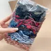 Goma para el pelo de estilo coreano con cuentas doradas de alta elasticidad, duradera para coleta, gruesa, de alto valor, que no daña el pelo para mujer