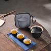 Juego de té de viaje portátil para regalos de negocios, tetera para exteriores, tres tazas, taza rápida, venta al por mayor de fabricantes de automóviles