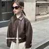 Chaqueta de Cuero para Niña Primavera y Otoño 2026 Nueva Moda Chaqueta de Otoño Infantil para Niñas Mayores Top Elegante