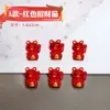 Decoraciones de Resina de Cristal, Accesorios de Aleación Metálica de Resina, Pata de Gato, Mahjong, Monedas de Cobre, Lingotes, Materiales para Gatos