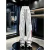 Pantalones Deportivos de Estilo Americano con Tres Rayas para Hombre, Pantalones Juveniles Finos de Verano, Rectos Holgados de Secado Rápido, Casuales Largos