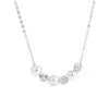 Colar de Pérola Rosa Manta Roxo em Prata Esterlina S925 para Mulheres Versátil Moda Luxo Acessível Elegante Alta Qualidade Transfronteiriça Colar de Bola de Diamante