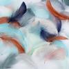 Precio único colorido cisne flotante medio manualidades para el cabello juguete decoraciones accesorios de plumas naturales de alta calidad