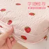 2026 Novo Fio Bouclé Temporada Estudantil Lençol de Elástico Estampado Peça Única