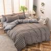Ropa de cama transfronteriza otoño e invierno Nantong textil para el hogar juego de 4 piezas de 1.8 venta al por mayor de fábrica algodón aloe estampado de 1.5 metros tres piezas