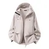 Chaqueta Softshell para Montaña y Exteriores Estilo Nuevo 2026 Primavera y Otoño Estilo Pareja Corte 3D con Capucha Resistente al Viento e Impermeable