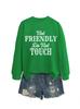 No Amigable No Europeo y Americano Cómodo Nuevo para Mujer Deseo Exportación Transfronteriza Sudadera Base Otoño e Invierno