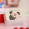 Caja metálica rectangular, adecuada para recuerdos de boda, dulces, cigarrillos, bolsitas de té y como recipiente sellado para hojas de té, cosméticos y golosinas.