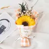 Pequenos Buquês de Flores Artificiais, Rosas, Girassóis, Flores de Sabão, Acessórios para Presente, Flores Artesanais, Pequenos Buquês Transfronteiriços no Atacado