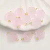 Cuentas Dispersas de Hielo Transparente Estilo Antiguo, Cuentas de Vidrio con Flor en Degradado, Materiales para Cuentas de Pulseras DIY, Accesorios Hechos a Mano para Pendientes