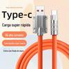 Linha de dados tipo-c 120W carregamento super rápido 6A linha de passageiros da máquina de liga de zinco é adequado para a linha vermelha da rede de carregador Huawei