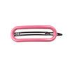 Horquilla ovalada geométrica estilo Hyun Ya de Corea del Sur, popular en Internet, con clip superior de color caramelo simple, horquilla con clip, accesorio para la cabeza, clip lateral femenino.