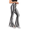 Europa y Estados Unidos transfronterizo Amazon Europa y Estados Unidos moda ajustados a la cadera estampados pantalones acampanados pantalones de mujer pantalones casuales XY6639