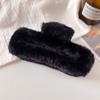 Celebridad de Internet Nuevo Clip Grande de Peluche clip de tiburón de alta calidad para mujer otoño e invierno pasador de pelo volumen de cabello grande pasador de placa de cuchara trasera