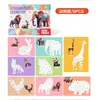 Puzzle de Figuras 3D con Pegatinas para Niños Transfronterizo Animal Coche Cognitivo Juego de Entrenamiento de Concentración con Puzzle de Pegatinas DIY