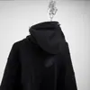 Sudadera con capucha de estilo gótico de moda para otoño e invierno, con tachuelas metálicas, moda retro de alta calle americana