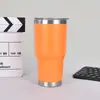 Nueva taza térmica de acero inoxidable 304 portátil fría doble taza de hielo gran capacidad vacío 30 oz taza de coche