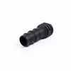 Cinta de riego por goteo para jardín transfronterizo, accesorios de tubería de PE, riego por aspersión, codo recto, tee, derivación, tapón, todo negro, accesorios de tubería nuevos