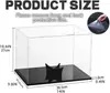 Caixa de Armazenamento de Baseball Acrílica Transparente para Coleção de Bolas de Golfe à Prova de Poeira - Display Transparente