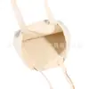 Bolsa de Mão Lona Branca Vertical, Bolsa de Ombro de Lona Simples e Versátil para Estudantes, Personalizada pelo Fabricante de Dongguan