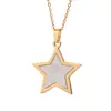 Collar Tohm Simple de Acero Inoxidable con Colgante de Estrella para Mujer Moda Lujo Accesible Cadena para Clavícula de Alta Gama