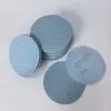 Papel de Lija Flocado A275 para Masilla de Carpintería, Disco de Papel de Lija Redondo para Lijado y Pulido de 5 pulgadas con Respaldo Adhesivo