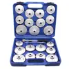 Directamente del fabricante, un juego de 23 llaves de copa para limpieza de filtros de aceite de coche para la extracción de filtros de aceite de coche