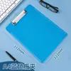 Pasta Prancheta Plástica Transparente A4 Bloco de Notas Prancheta para Conferência Escritório Porta-Clipes para Provas de Aluno Materiais de Armazenamento