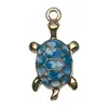 Colgante de Tortuga de Aleación Esmaltada DIY Transfronterizo Moda Dibujos Animados Joyería Pendientes Llavero Accesorios