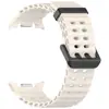 Qingfeng es Adecuado para Correas de Reloj Samsung Watch8/9 Marine y Correas de Reloj de Silicona Hebilla Doble Fila Watch8 Classic