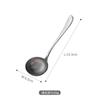 Panela Quente Colador de Aço Inoxidável 304 Cozido Vintage Sopa Mingau Colher Cabo Longo Concha Grande para Sopa Doméstica