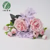 Flores Artificiales de Nuevo Producto Transfronterizas Flor de Seda Bosque de Flores Hortensia Peonía Flor Artificial Flor de Plástico Ramo de Boda Ramo Guía de Camino