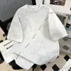Camiseta Unisex de Verano Desestructurada con Parches, Letras, Tie-Dye, Manga Corta, Estilo Americano Urbano, Holgada, Casual, Versátil, Cuello Redondo