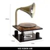 Minimalista Luxo Leve Cinzeiro Cristal Giradiscos Retrô Enfeites de Mesa Maquete Sala de Estar Decoração de Rack de TV