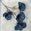 Quatro Grandes Árvores de Algodão de Bombax Nº 2, Três Grandes Árvores de Algodão de Bombax para Decoração de Fundo de Arranjo de Flores para Chão de Casamento, Adereços de Fotografia, Flores Artificiais de Algodão de Bombax