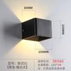 Luminária de Parede LED Externa Transfronteiriça, À Prova d'Água, Ajustável para Cima e para Baixo, Lâmpada de Parede Quadrada de Trevo de Quatro Folhas Dimerizável, Design Simples para Corredores de Hotel e Quartos