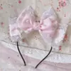 Crema color dulce original de primavera para bebé Lolita lazo extragrande pasador de pelo con lazo KC accesorios para el cabello
