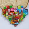 2026 Nuevo Modelo Imanes para Refrigerador de Monumentos de Ciudades Chinas Yunnan Shenyang Hong Kong Guangzhou Souvenirs Turísticos Culturales y Creativos