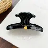 Presilha de Garra Estilo Francês Arco do Triunfo Luxo Leve Presilha Tubarão Acessório de Cabelo Elegante de Alto Padrão para Coque Espesso na Nuca