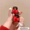 Mini Pinza para el Cabello con Forma de Corazón, Elegante Pasador de Princesa, Pinza de Media Presión Exquisita de Gama Alta, Pinza para Flequillo, Accesorio para el Cabello para Mujer