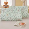 Un par de fundas de almohada de algodón cepillado y látex 40x60 cm, funda de almohada infantil 30x50 cm, funda para relleno de almohada de adulto