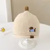 Sombreros de Bebé de Otoño e Invierno, Gorros de Lana, Gorros Puntiagudos de Cachorro de Dibujos Animados, Súper Lindos, Modernos, Cálidos y Protege-Orejas