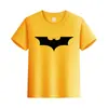 Comercio Exterior Verano Color Sólido Algodón Manga Corta Camiseta Ropa Infantil Manga Media Ropa Padre-Hijo Ropa de Clase Logo Impreso Camiseta Básica