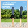 Pala Pequeña de Acero al Manganeso para Cavar Verduras Silvestres, Herramientas de Jardinería para Plantar Flores, Trasplantar Plántulas, Deshierbar, Pala de Hierro, Herramienta Afilada para Remover la Tierra
