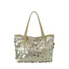 Bolso de Lentejuelas de Moda para Mujer 2025 Nuevo Estilo Bolso de Hombro Tipo Cubo Bolso Bandolera de Moda para Viajes Diarios Bolso Tote de Gran Capacidad