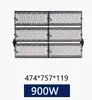Módulo de fábrica holofote LED de alta potência 500W para docas e portos, iluminação de poste alto, holofote de estádio dimerizável