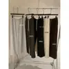 Té Verde Limón 2026 Otoño Versión Coreana Estilo Perezoso Versátil Adelgazante Cordón Cintura Elástica Pierna Ancha Pantalones Casuales 11272