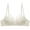 Sujetador de encaje fino estilo francés con cierre frontal, hermoso diseño de espalda, minimiza los bustos grandes, previene la flacidez y proporciona elevación, lencería sexy